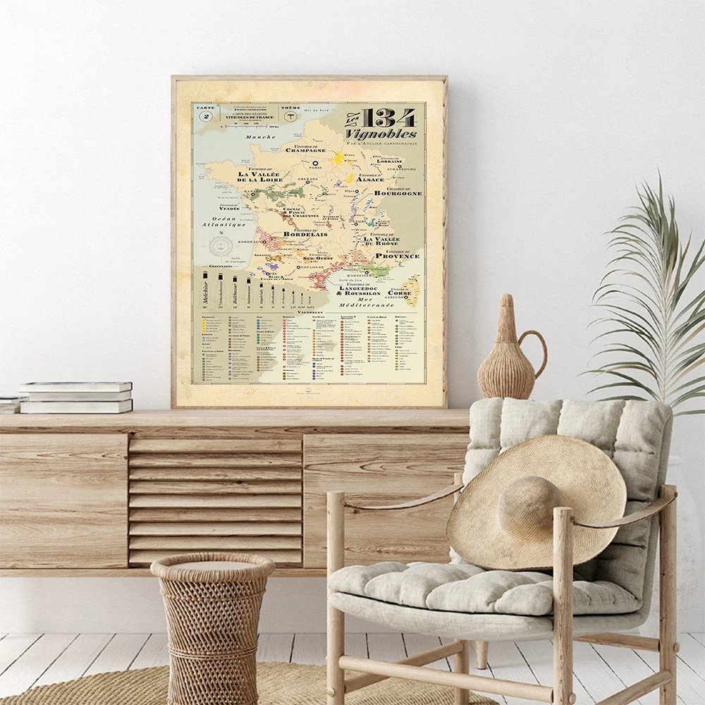 School Kids Education Quotes - Mappa retrò Europa Città Viti Mappa