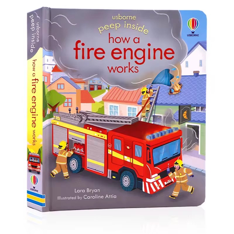 Kids Education Book - Usborne Peep Inside Come funziona un'autopompa
