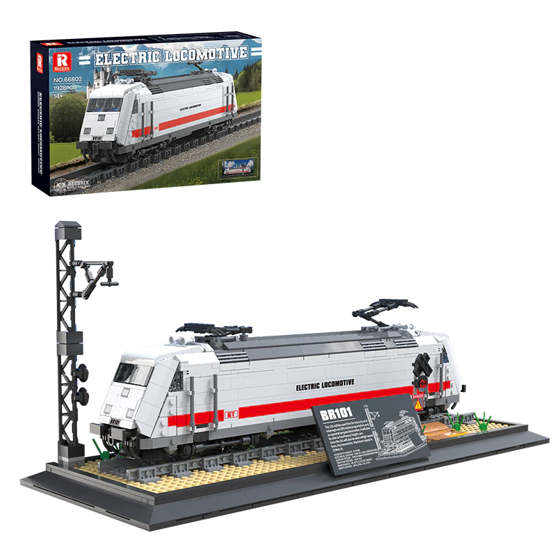 Kids Education In Germany - 1928PCS Germania BR101 Locomotiva Elettrica Building