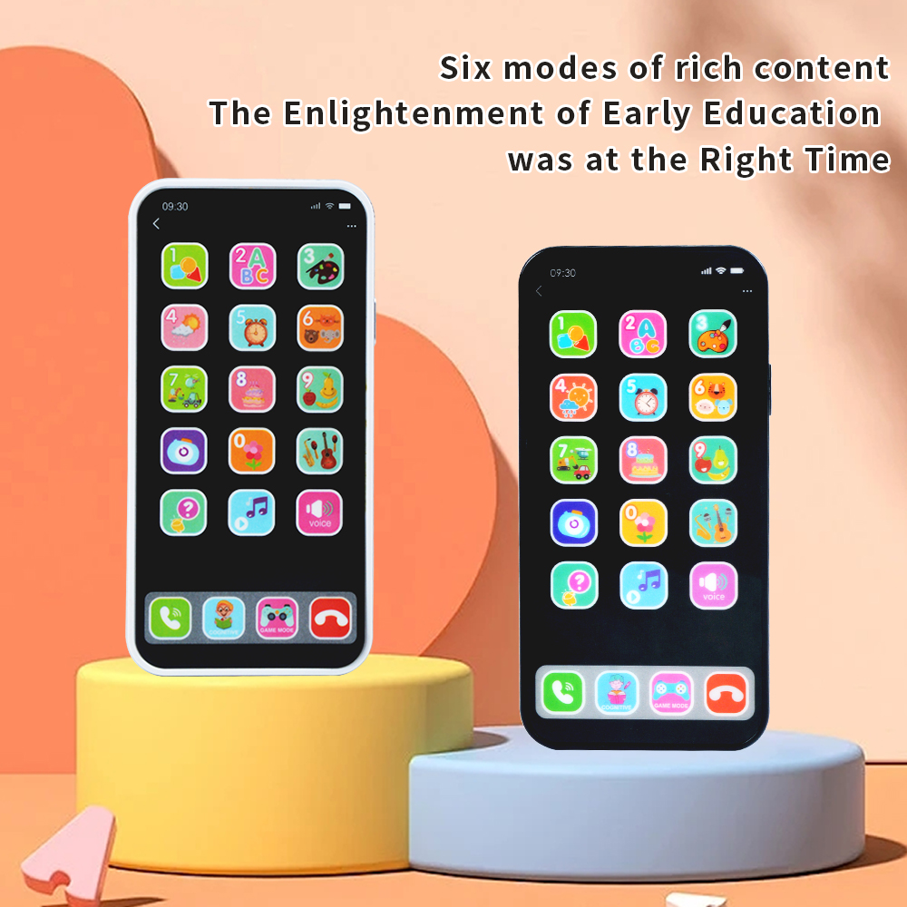 Kids Educational Songs - Telefono giocattolo per bambini con schermo