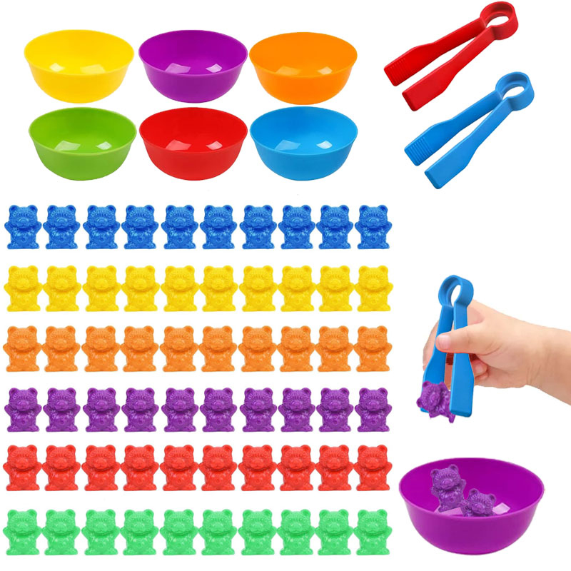 Kids Educational Game 3 - Conteggio degli orsi Giochi coordinati Ciotole