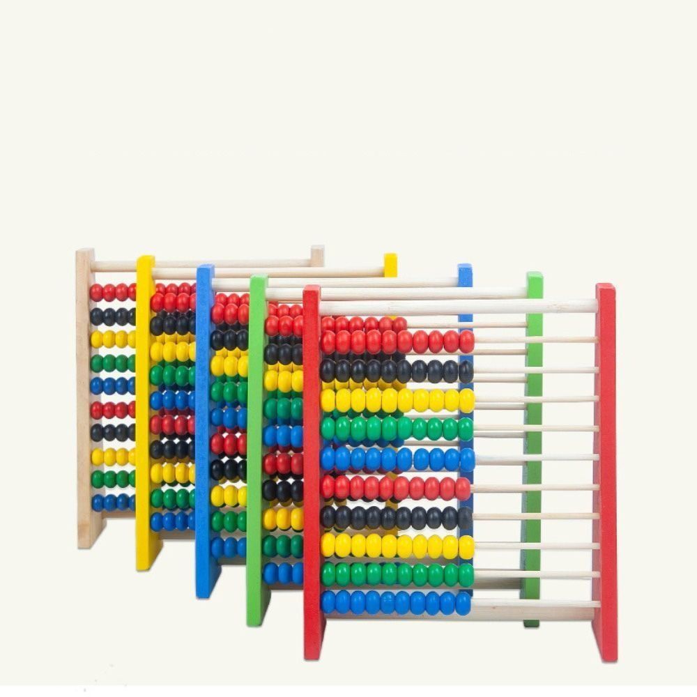Kids Education Calculator - Abaco in Legno Resistente, Giocattolo Educativo