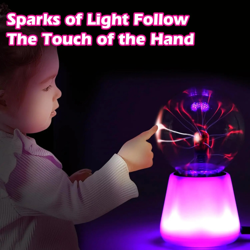 Globe Interactive Light - Lampada a Sfera al Plasma Interattiva,