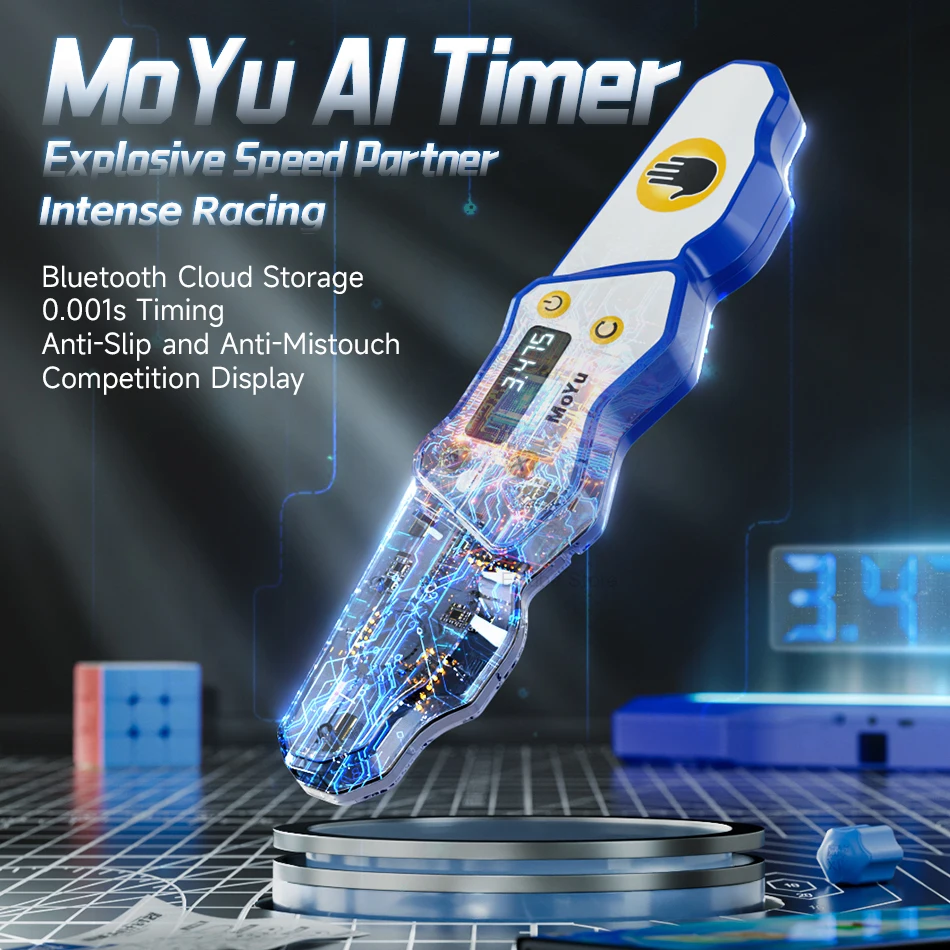 Kids Education Related - [ECube] MoYu AI Timer 2024 Display