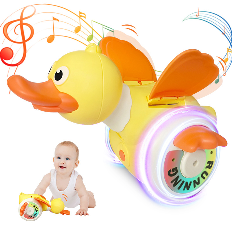 Kids Education Music - Anatra rotante elettrica per bambini Simulato