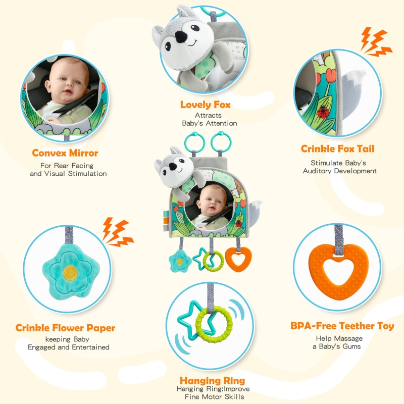 Specchietto per seggiolino aut - Kids Education Shows recensione e prezzo