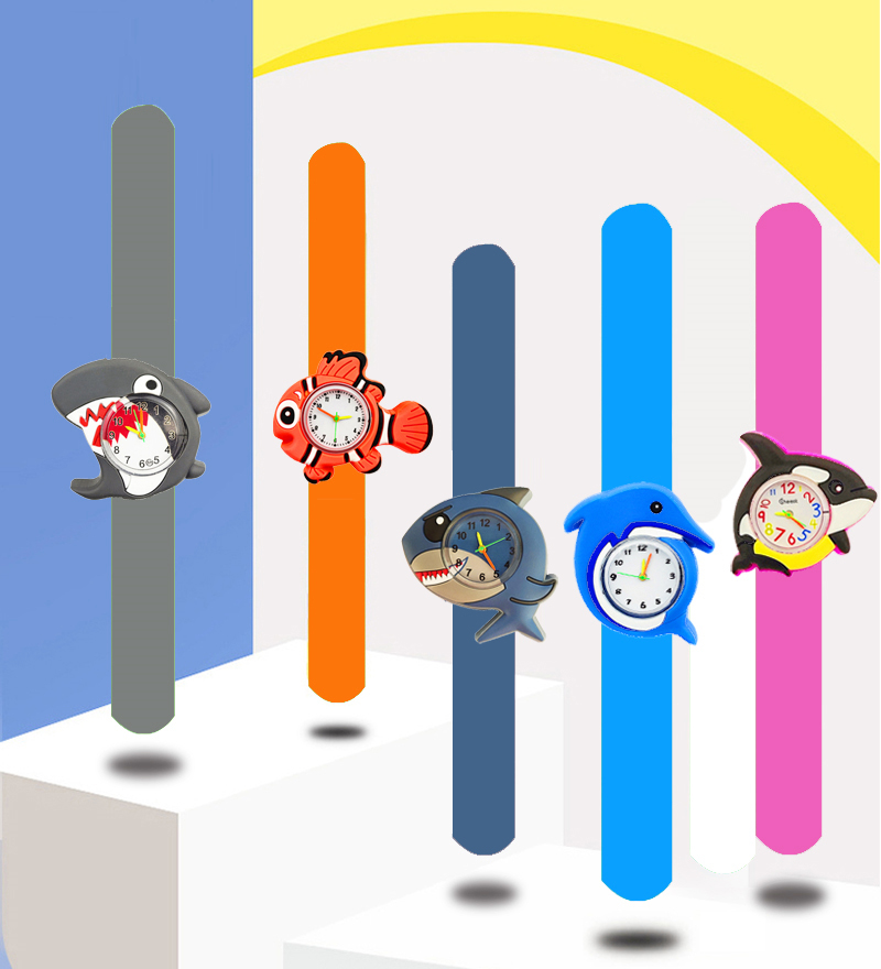 Cartoon Dolphins Sharks Orolog - Kids Educational Watch recensione e prezzo