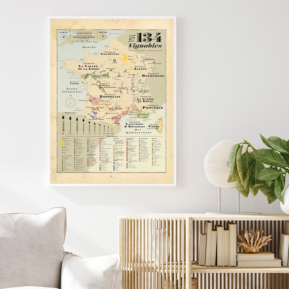 Mappa retrò Europa Città Viti  - School Kids Education Quotes recensione e prezzo