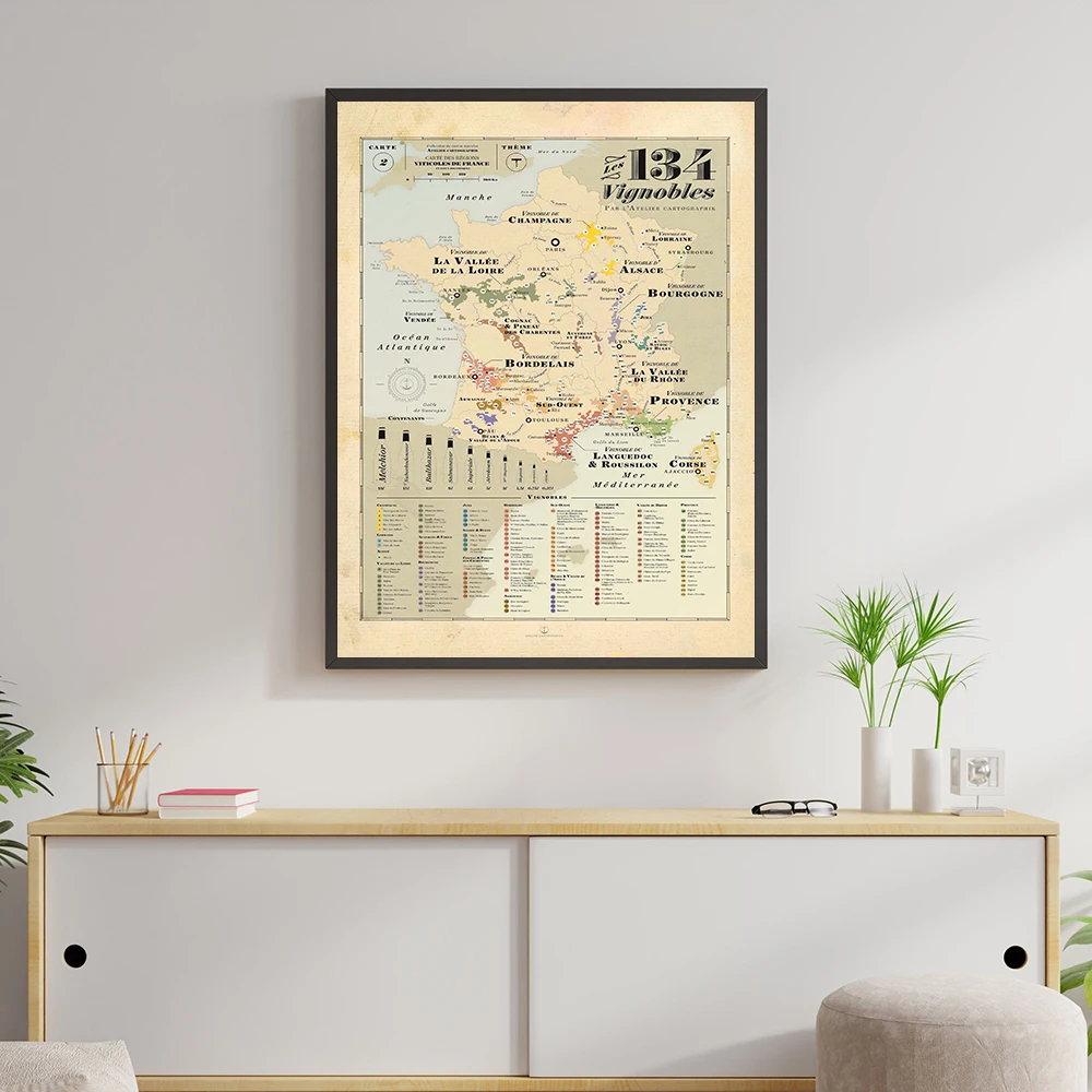 Mappa retrò Europa Città Viti  - School Kids Education Quotes recensione e prezzo