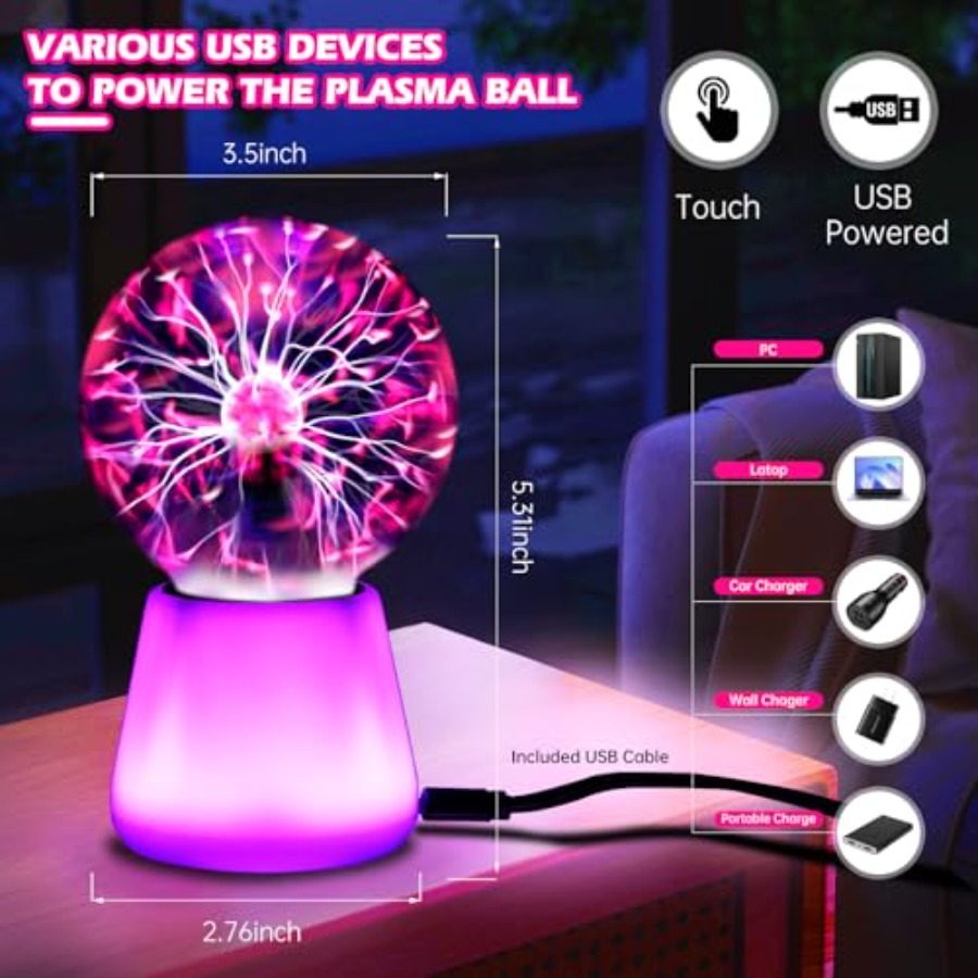 Lampada a Sfera al Plasma Inte - Globe Interactive Light recensione e prezzo