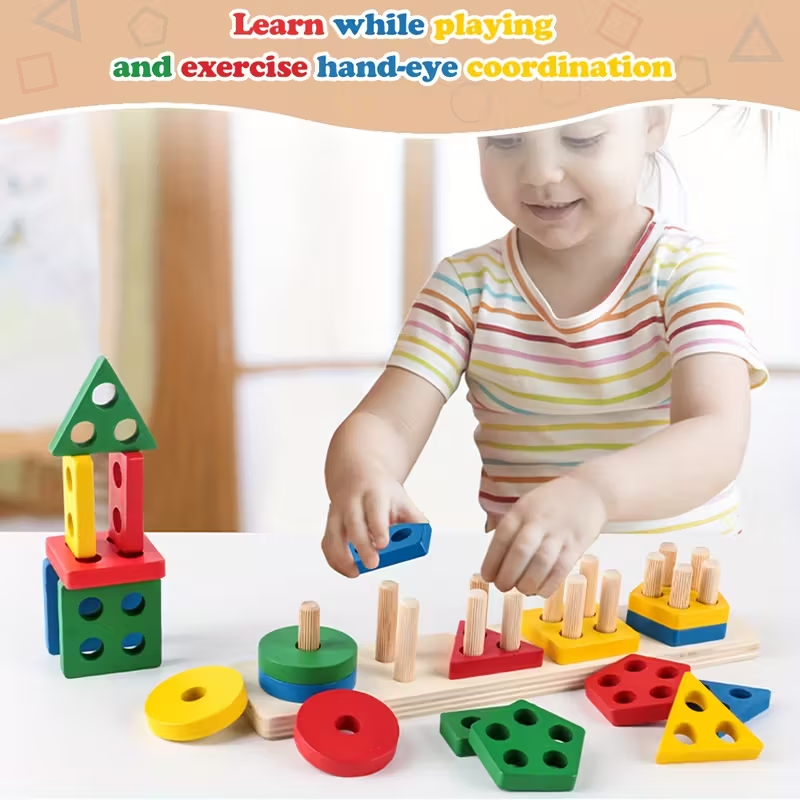 Giochi in legno Montessori Gio - Kids Educational Game 3 recensione e prezzo