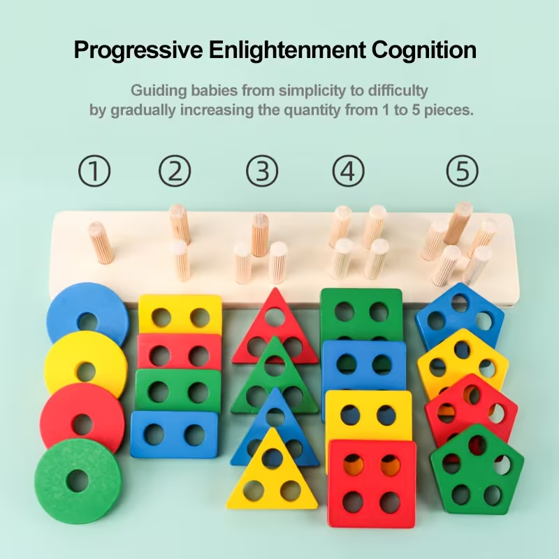 Giochi in legno Montessori Gio - Kids Educational Game 3 recensione e prezzo