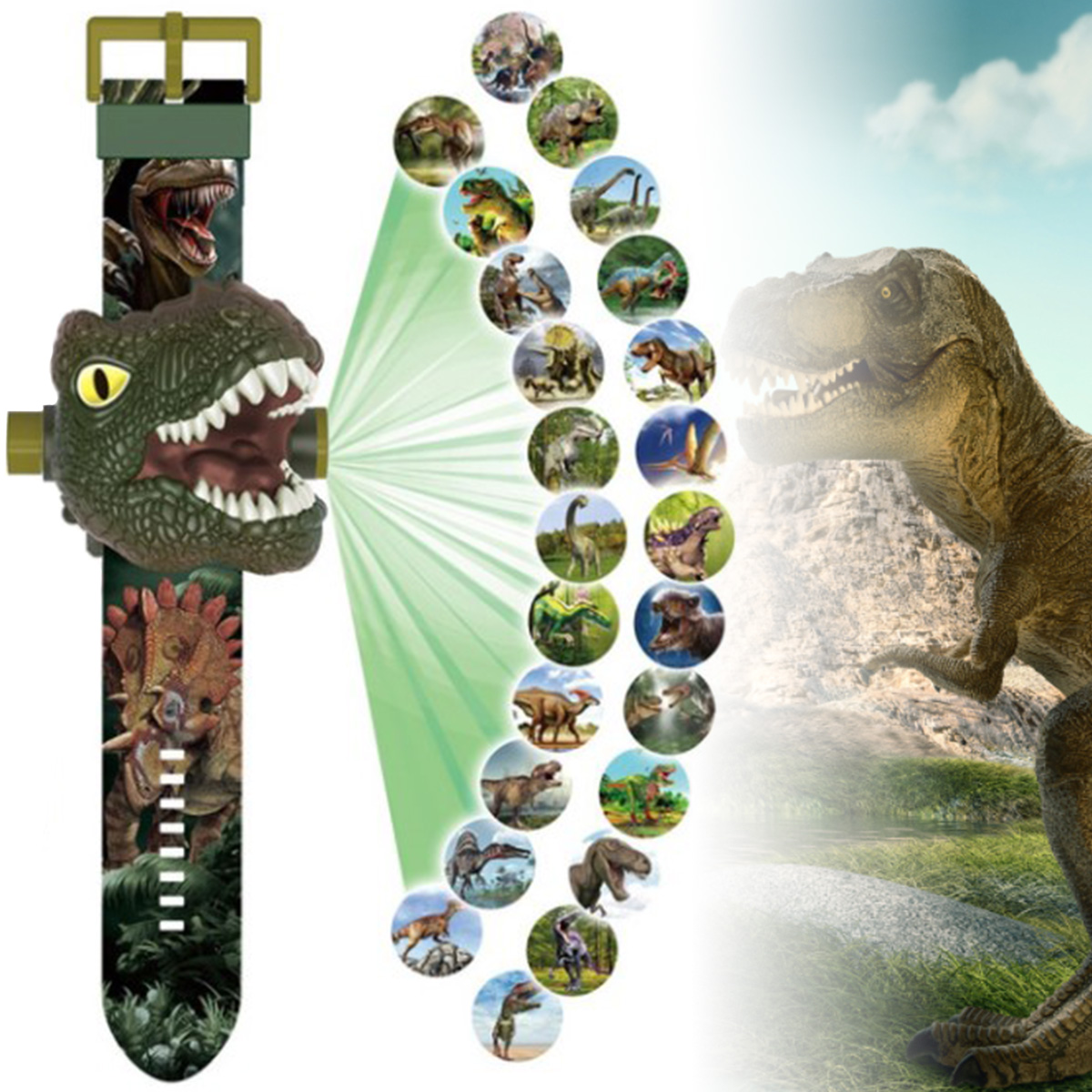 Bambini dinosauro proiezione o - Kids Educational Watch recensione e prezzo
