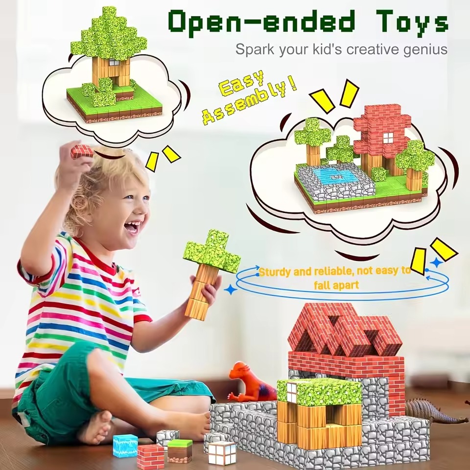 Mine World Blocchi Magnetici d - Kids Education World recensione e prezzo