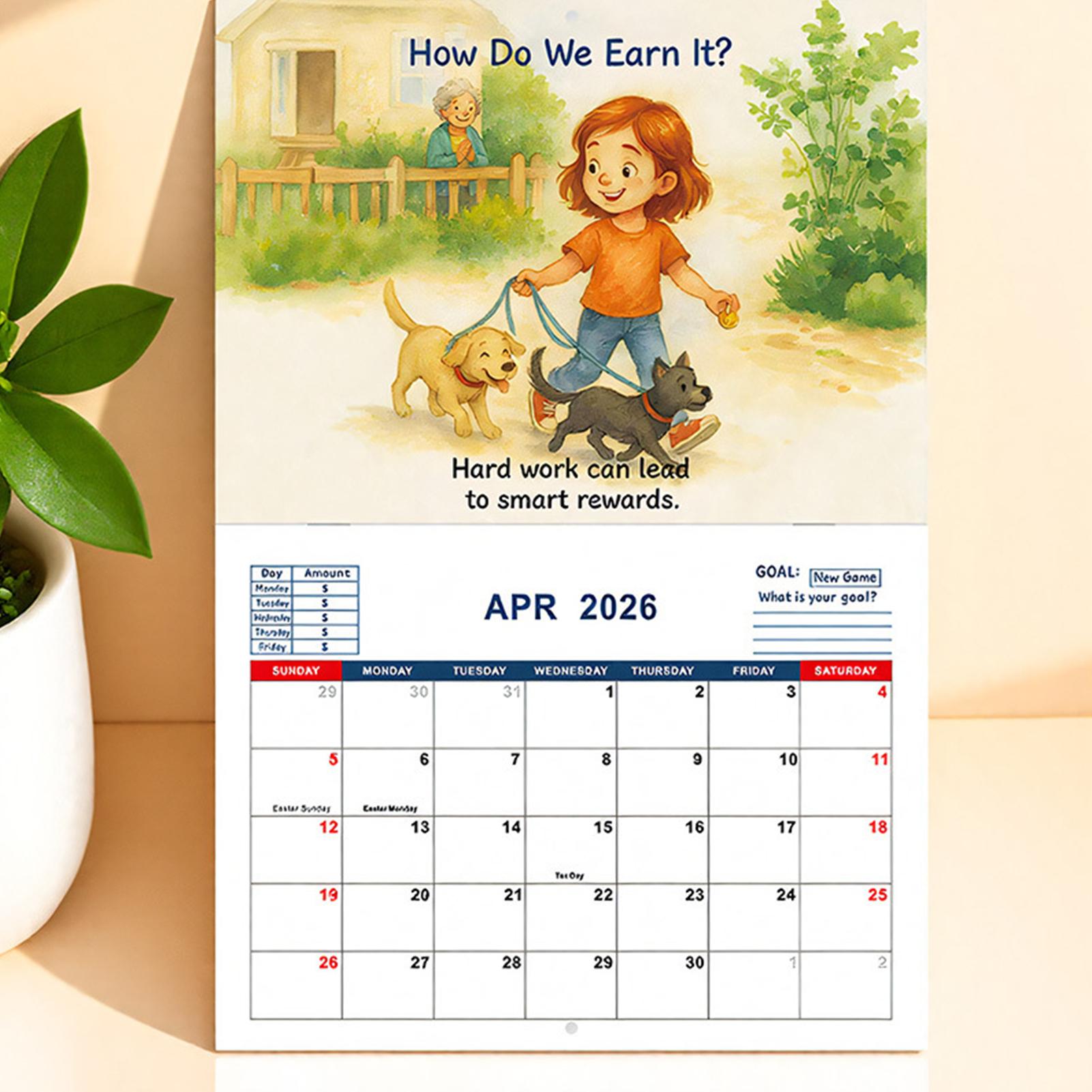 Calendario per bambini 2026 Ge - Kids Education Plan recensione e prezzo