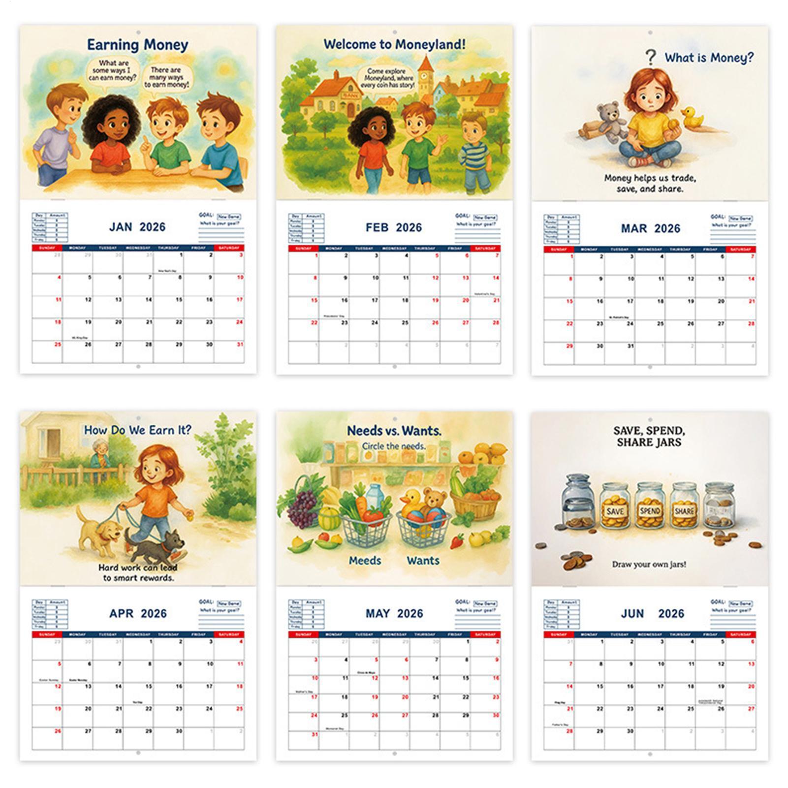 Calendario per bambini 2026 Ge - Kids Education Plan recensione e prezzo