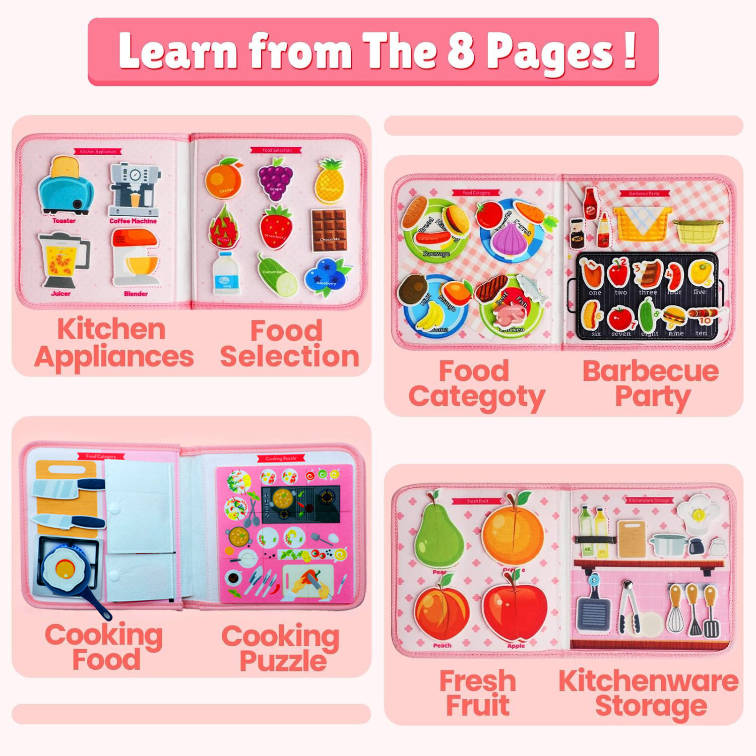 Tavola occupata per bambini Gi - Kids Education Book recensione e prezzo