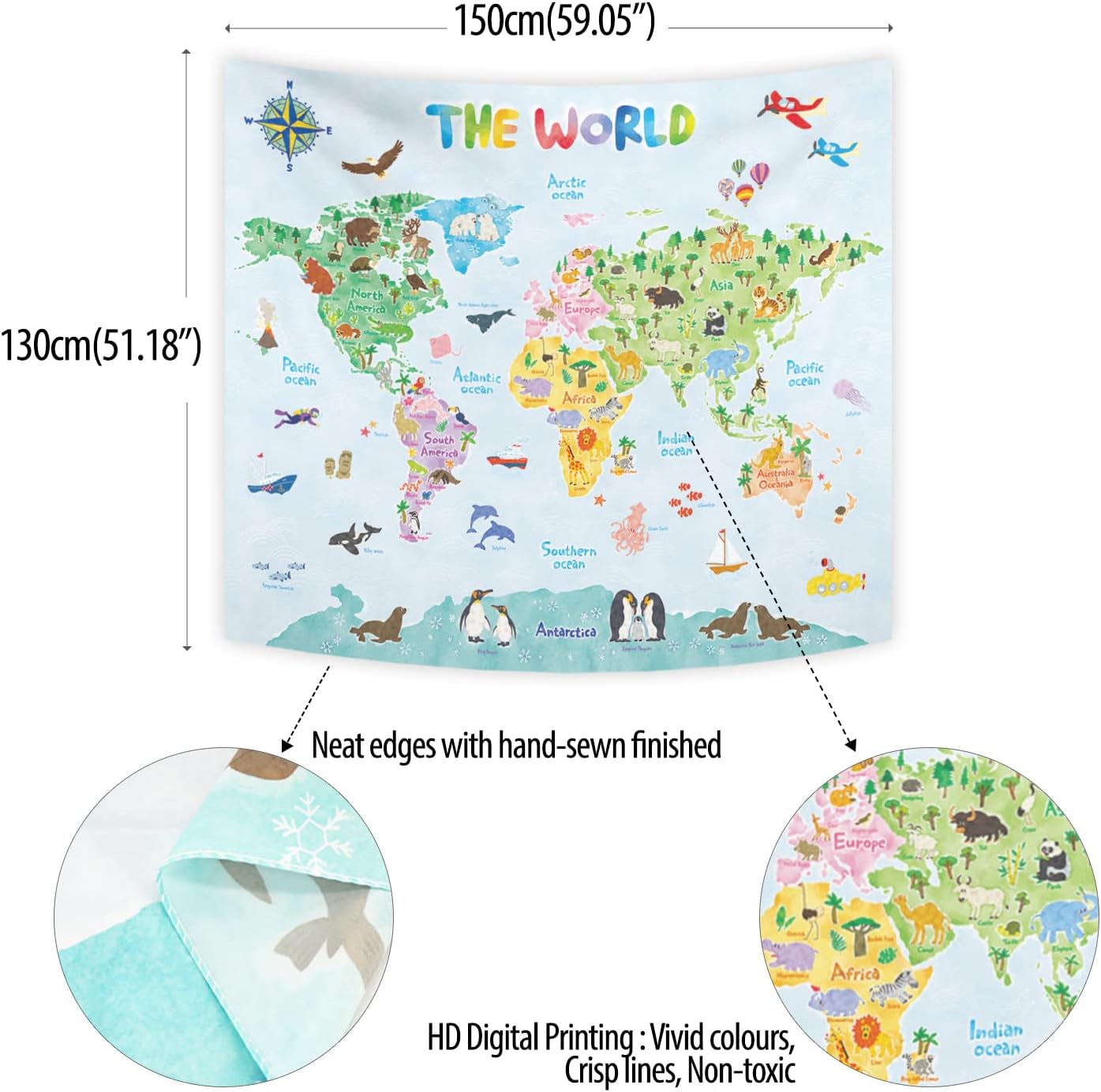 Mappa del mondo per bambini Ar - Kids Education World recensione e prezzo
