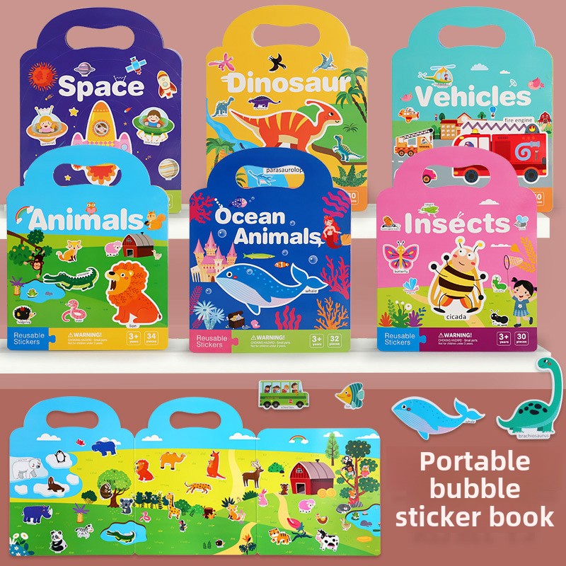 Libro di adesivi a bolle riuti - Kids Education Book recensione e prezzo