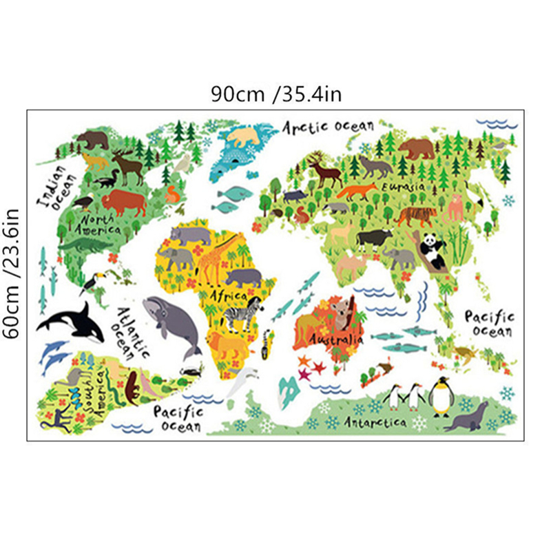 Adesivi Murali in Vinile con M - Puzzle Map World recensione e prezzo