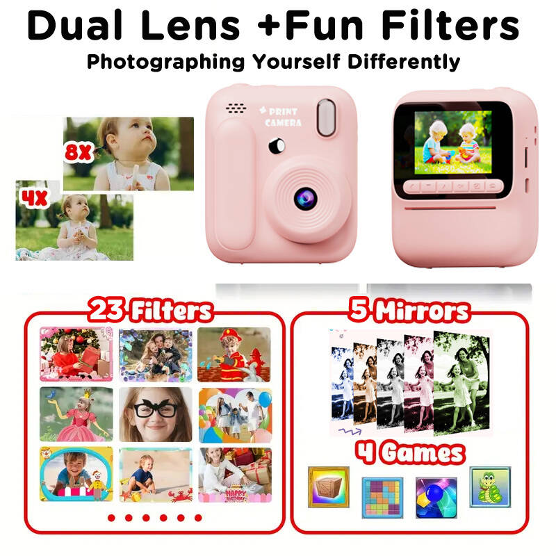 Macchina fotografica per stamp - Kids Education Music recensione e prezzo