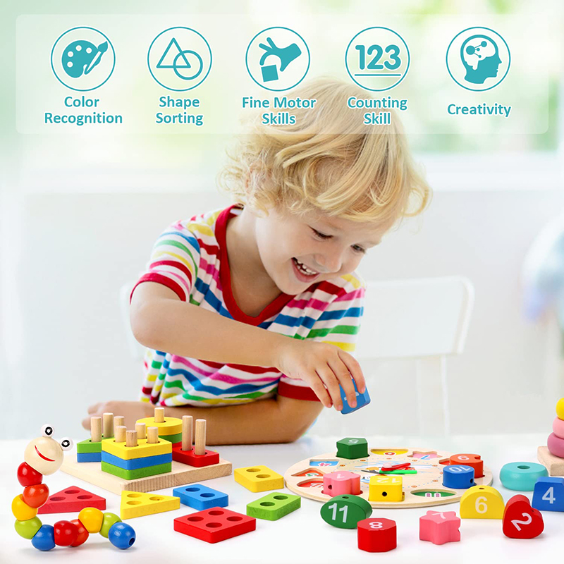 5-6 pz/set Montessori Giocatto - Kids Educational Game 3 recensione e prezzo