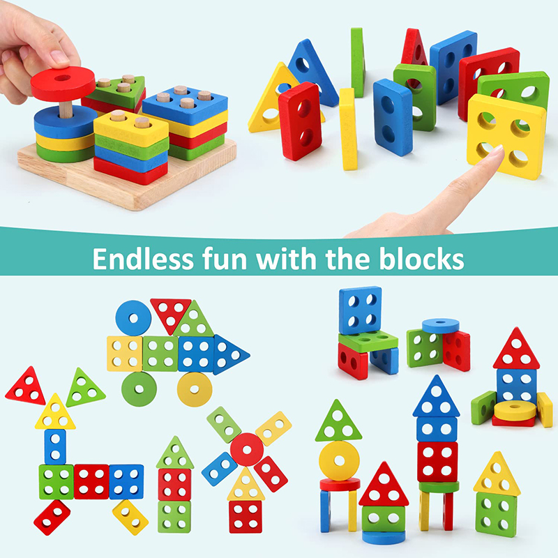 5-6 pz/set Montessori Giocatto - Kids Educational Game 3 recensione e prezzo