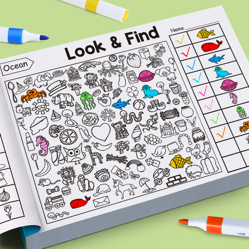 Libro di attività di ricerca p - Kids Education Book recensione e prezzo