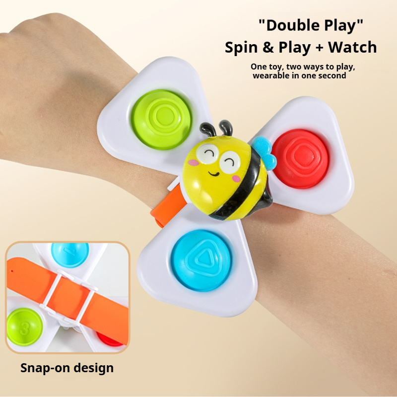 3 pz/set Ventosa Trottola Anim - Kids Educational Watch recensione e prezzo