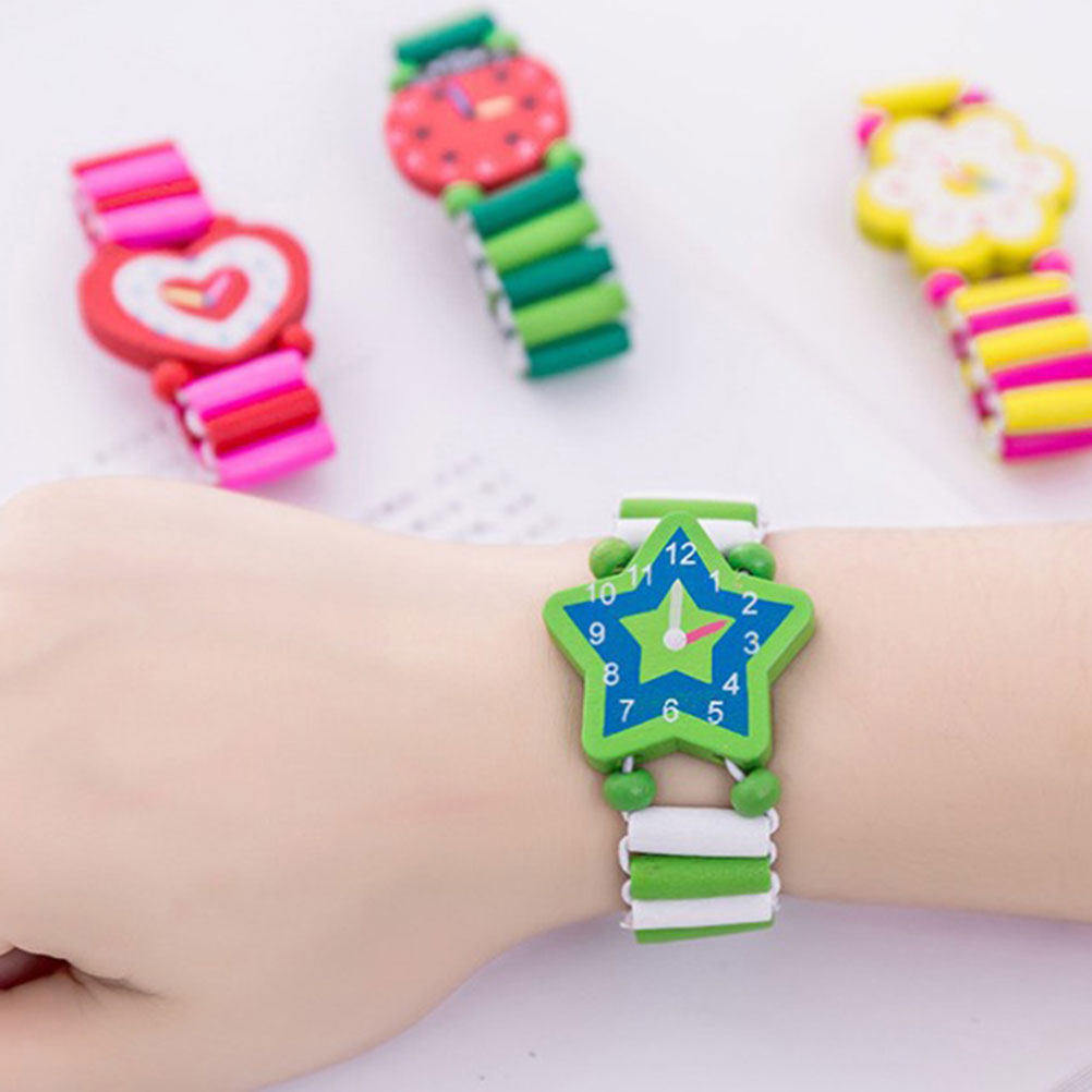 5 Pezzi Orologio in Legno per  - Kids Educational Watch recensione e prezzo