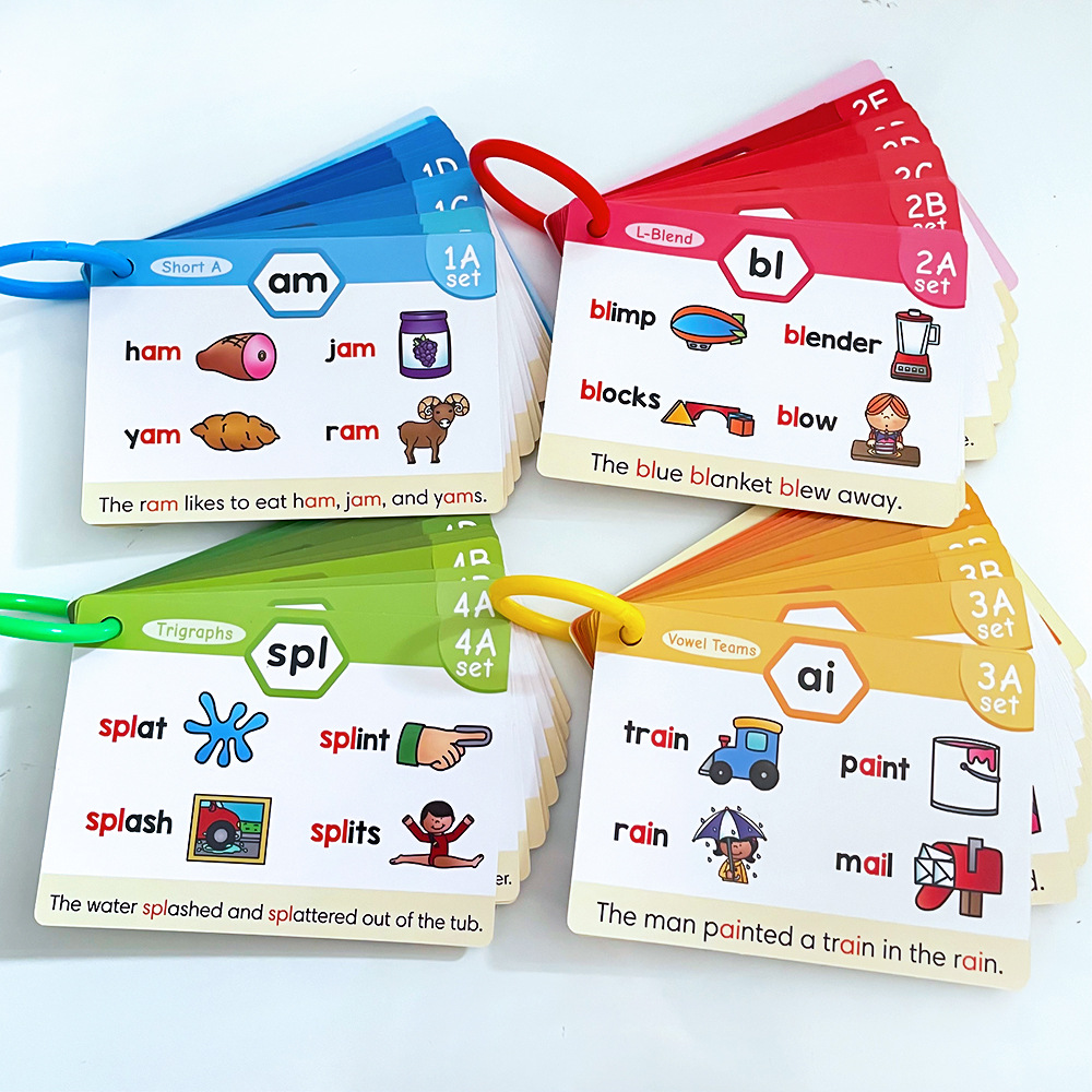 Bambini Phonics Learning Cads  - Kids Education Words recensione e prezzo