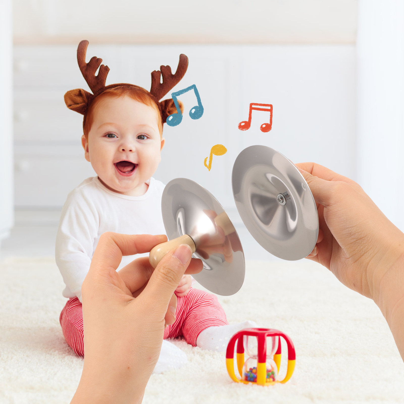 2 Pezzi Piccoli Cimbali da Dit - Kids Education Music recensione e prezzo
