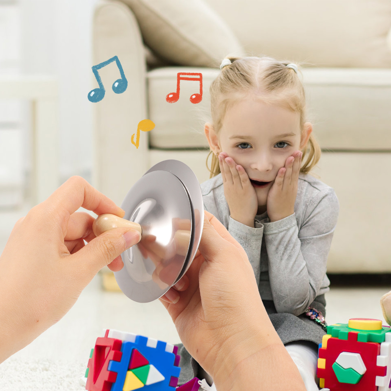 2 Pezzi Piccoli Cimbali da Dit - Kids Education Music recensione e prezzo