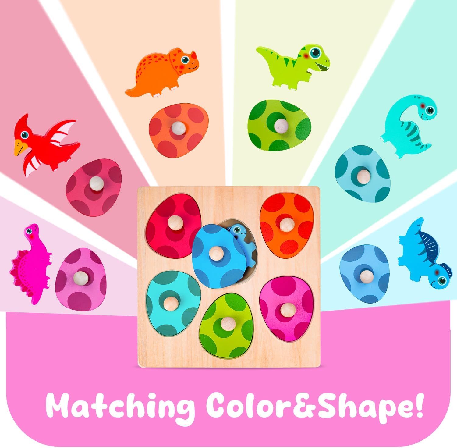 Dinosauro in legno Puzzle Gioc - Kids Educational Game 3 recensione e prezzo